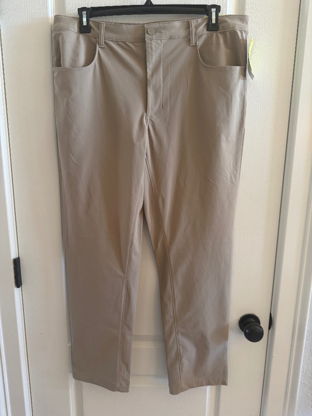 all in motion Men's Khaki Stretch Chinos - Light Tan